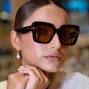 Letter T square sunglasse new high-end fashion sunscreen UV protection – Image 3