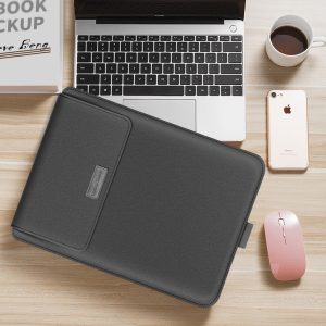 Laptop Stand Case, 14 Inch Slim Laptop Bag, 13.3 Inch 16.1 Inch MacBook Stand Sleeve – Image 3