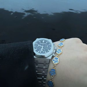 NBBL99 Liu Shouyuan's same bracelet pays tribute to the rose elements of Rose, Windy City, and the male and female Internet celebrity titanium steel does not fade – Image 4
