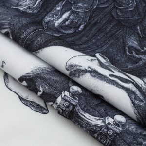 Cross-border foreign trade, European and American casual, West Coast trendy brand, retro roman print, printed shirt, short sleeve couple, cardigan, men – Image 4