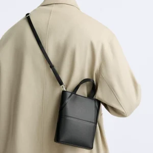 New Men's Bag Black Casual One Shoulder Crossbody Bag Versatile Men's Handbag Mini Small Bag – Image 3