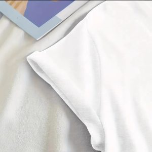 Cross-border cotton 2025 summer new men's and women's short-sleeved shirts, trendy casual fashion tops, couple clothes – Image 3