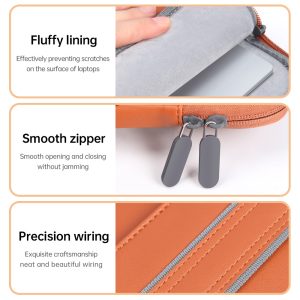 Waterproof business notebook handbag 13.3 inch 14.2 inch 15.3 inch computer bag storage bag can emboss logo – Image 4