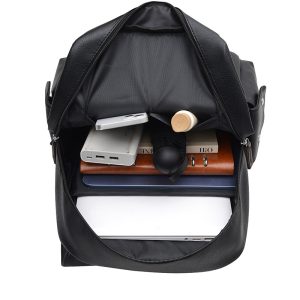Backpack Casual Large Capacity Travel Belt Buckle Backpack – Image 4