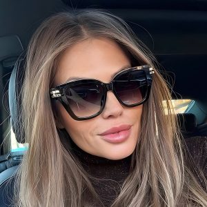 European and American fashion style sunglasses women's high-end large frame slimming cross-border new sunscreen sunglasses sunglasses – Image 4
