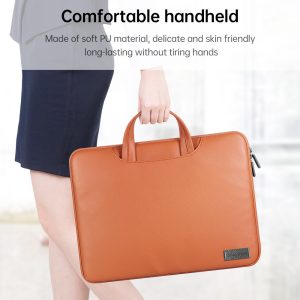 Waterproof business notebook handbag 13.3 inch 14.2 inch 15.3 inch computer bag storage bag can emboss logo – Image 3