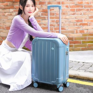 Suitcase, women's trolley case, men's sturdy and durable, student universal wheel locker case, leather case, travel case, one piece dropshipping – Image 4