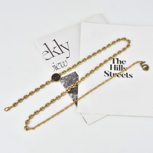 European and American INS style niche design rose metal waist chain women's trendy fashion versatile dress decorative chain – Image 3