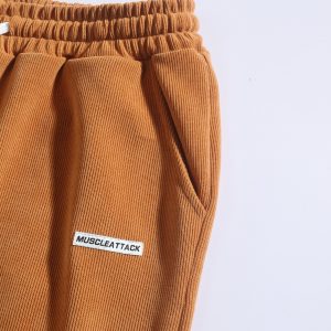 European size men's new corduroy casual pants European and American high street trendy brand retro casual straight-leg trousers – Image 6