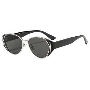 New fashion oval port trend sunglasses cross-border inside Xiaohongshu Internet celebrity sunglasses high-end sunglasses – Image 5