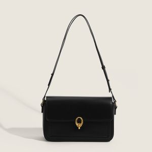 High Texture Red Vintage Bridal Wedding Bag 2025 New Light Luxury Commuting Armpit Bag French Niche Handbag Trend – Image 3