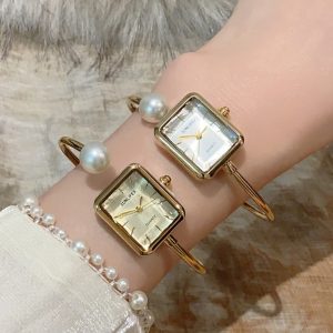 SUNLIFEX PEARL SQUARE BRACELET WATCH WOMEN'S HIGH-END SENSE EXQUISITE FASHION QUARTZ WATCH WHOLESALE ONE PIECE DROPSHIPPING – Image 3