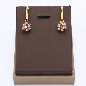 Cross-border handmade European and American brands high-end luxury transfer beads gold beads versatile dinner dress accessories four-piece set – Image 5