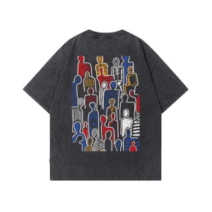 Trend House LIEF oversize High Street Trendy brand print short-sleeved T-shirt base layer – Image 3