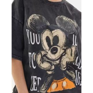 New American Retro Aged Wash Cartoon Fun Cotton Foreign Versatile Fashion Loose Short Sleeve T-Shirt – Image 4