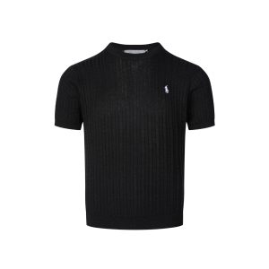 Eon Modish Summer 2025 American Retro Simple Loose Design Sense Short Sleeve Knit T-Shirt – Image 4