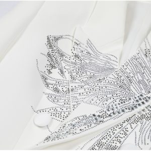 Quality spot 2025 spring and autumn new heavy industry hot diamond slimming high-end quality women's small suit top jacket women – Image 7