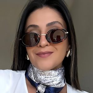 New Retro Oval Sunscreen Women's Sunglasses Cross-border European and American Trend Personalized Sunglasses Sunglasses – Image 4
