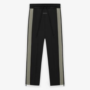 American high street fashion brand FOG color-block three-bar zipper casual sports pants, JERRY same loose straight-leg pants – Image 3