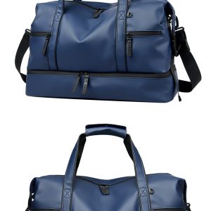 Travel bag men's large-capacity short-distance duffle bag high-end men's bag business trip travel bag sports fitness bag crossbody bag – Image 6