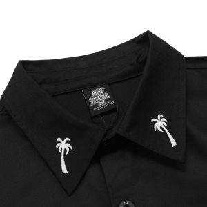 Workwear Pocket Shirt Large Size Loose Small Classic Mask Embroidered Cargo Shirt – Image 5