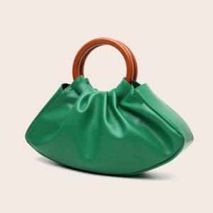 Cross-border foreign trade hot 2025 new handbag, super temperament, fashion, pleated handbag, cloud bag, dinner bag girl – Image 4