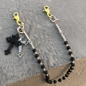 Vibe style, niche metal, volcanic stone, waist charm, high-quality design items, unique creative accessories, trouser chains – Image 4