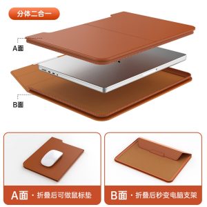 Sleeve Bag 14 Inch Female 13 15 Laptop Stand Bag for Apple MacBook Pro 16 Inch Portable – Image 4
