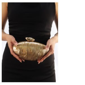 New Transparent Bag Bag Women's Fashion Trend Bullet Acrylic Simple Dinner Bag Clutch Bag Women – Image 6
