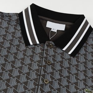 European and American summer new business polo shirt LA casual fashion men's lapel short-sleeved top flat for cross-border European goods – Image 4