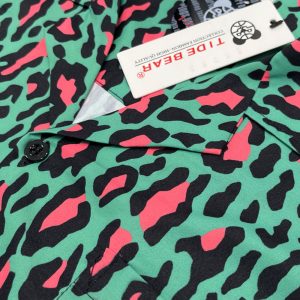 Cross-border foreign trade, European and American casual, West Coast trendy brand, Cuban collar, retro and versatile leopard print shirt, short-sleeved men's cardigan – Image 4