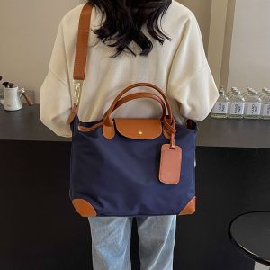 Foreign trade shoulder bag new nylon large capacity commuter bag fashion casual travel tote bag women's crossbody – Image 6