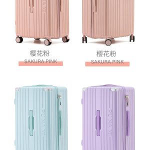 Luggage trolley case women's large capacity 28 inch zipper men's suitcase spinner student durable password suitcase – Image 4