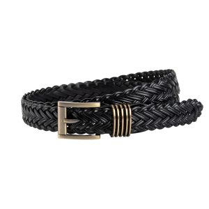 Vintage Personality Woven Women's Belt with Slacks Jeans Non-Perforated Women's Belt High-end Cross-border Drop Wholesale – Image 4