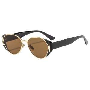 New fashion oval port trend sunglasses cross-border inside Xiaohongshu Internet celebrity sunglasses high-end sunglasses – Image 4