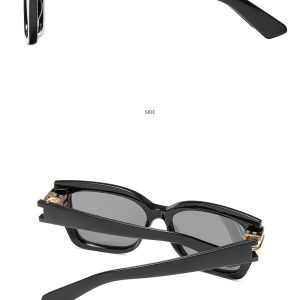 European and American fashion style sunglasses women's high-end large frame slimming cross-border new sunscreen sunglasses sunglasses – Image 6