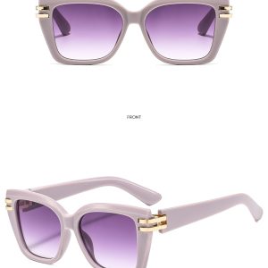 European and American fashion style sunglasses women's high-end large frame slimming cross-border new sunscreen sunglasses sunglasses – Image 8