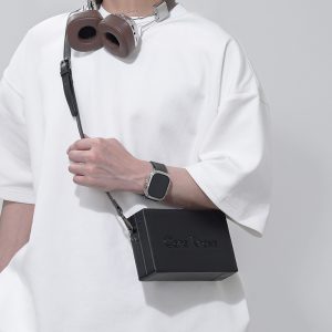 2025 new men's crossbody bag box bag trendy brand shoulder bag ins casual versatile commuter small square bag for women – Image 4