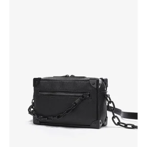 new men's bag trendy brand small square bag chain box bag boy messenger bag niche design female fashion small bag – Image 6