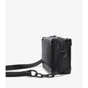 new men's bag trendy brand small square bag chain box bag boy messenger bag niche design female fashion small bag – Image 7