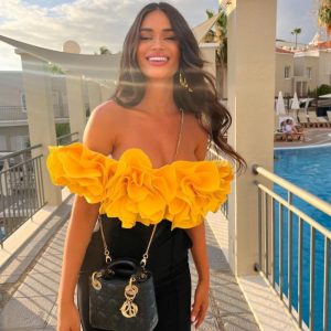 Three-dimensional flower bandeau high-end solid color one-piece swimsuit set women's 2024 European and American swimsuit new style – Image 3