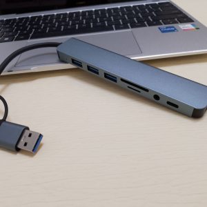Cross border usb type c docking station hub 7 8 in 1 notebook phablet converter usb hub – Image 6