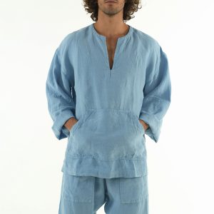Cross-border, Europe, America, Amazon, pre-autumn, new men's V-neck casual tops, loose shorts, sportssuits, men's clothing – Image 3