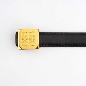 Cross-border ins genuine leather high-end sense belt women's flower alloy buckle niche versatile jeans with belt wholesale – Image 3