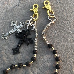 Vibe style, niche metal, volcanic stone, waist charm, high-quality design items, unique creative accessories, trouser chains – Image 3