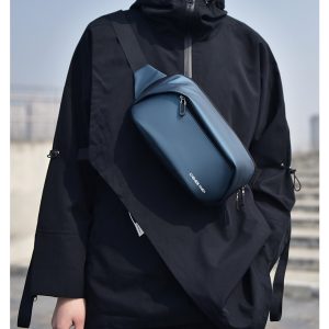 Cross-border new men's bag trendy brand functional crossbody bag chest bag men's workwear style crossbody bag sports car motorcycle crossbody bag – Image 3