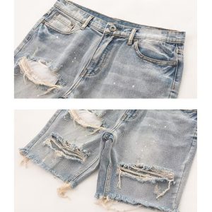 The new ins slim small feet tide temperament, lazy pants, jeans, – Image 3