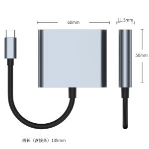Cross border Amazon hot selling hub usb-c hub 3-in-1 docking station 4K60hz type-c docking station – Image 4