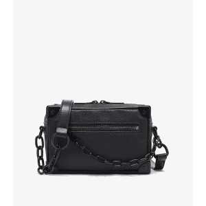 new men's bag trendy brand small square bag chain box bag boy messenger bag niche design female fashion small bag – Image 5