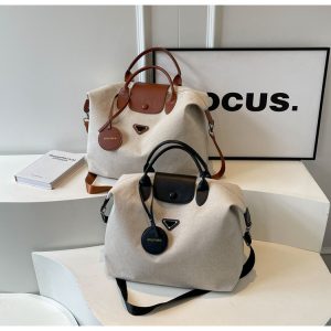 New Excursion Bag, Large Capacity Gym Bag, Women's Premium Lightweight Duffle Bag, Travel Bag, Outing Tote Bag – Image 5